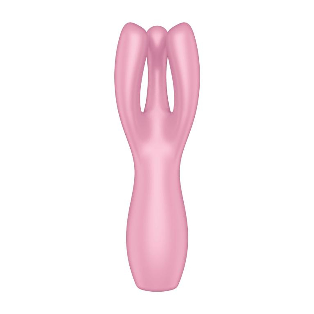 Вибромассажер c тремя отростками Satisfyer Threesome 3, розовый