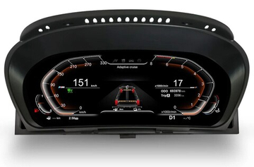 Электронная панель приборов BMW X6 E71 2008-2014 - Radiola 1296  с LCD / ЖК 12.3" экраном QLED