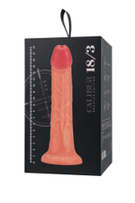 ToyFa RealStick CALIBER 18 см – реалистичный фаллоимитатор на мощной присоске, телесный, диаметр 3 см