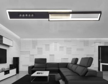 Потолочный светодиодный светильник 52W 3000K-6400K FL51454 черный Comfort LineTech Ambrella