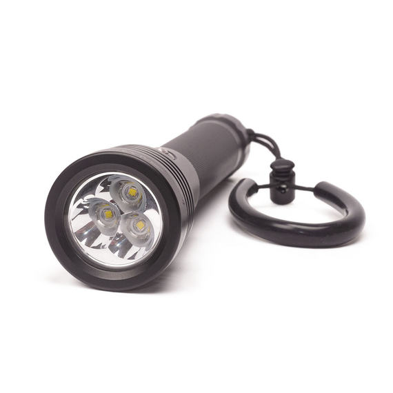 Подводный фонарь Salvimar RIGEL 3500 люмен, 3 диода, спаренный акб.2х26650