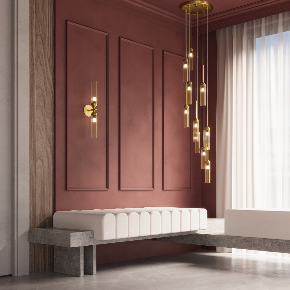 Подвесная люстра Freya Borgy FR5379PL-10G