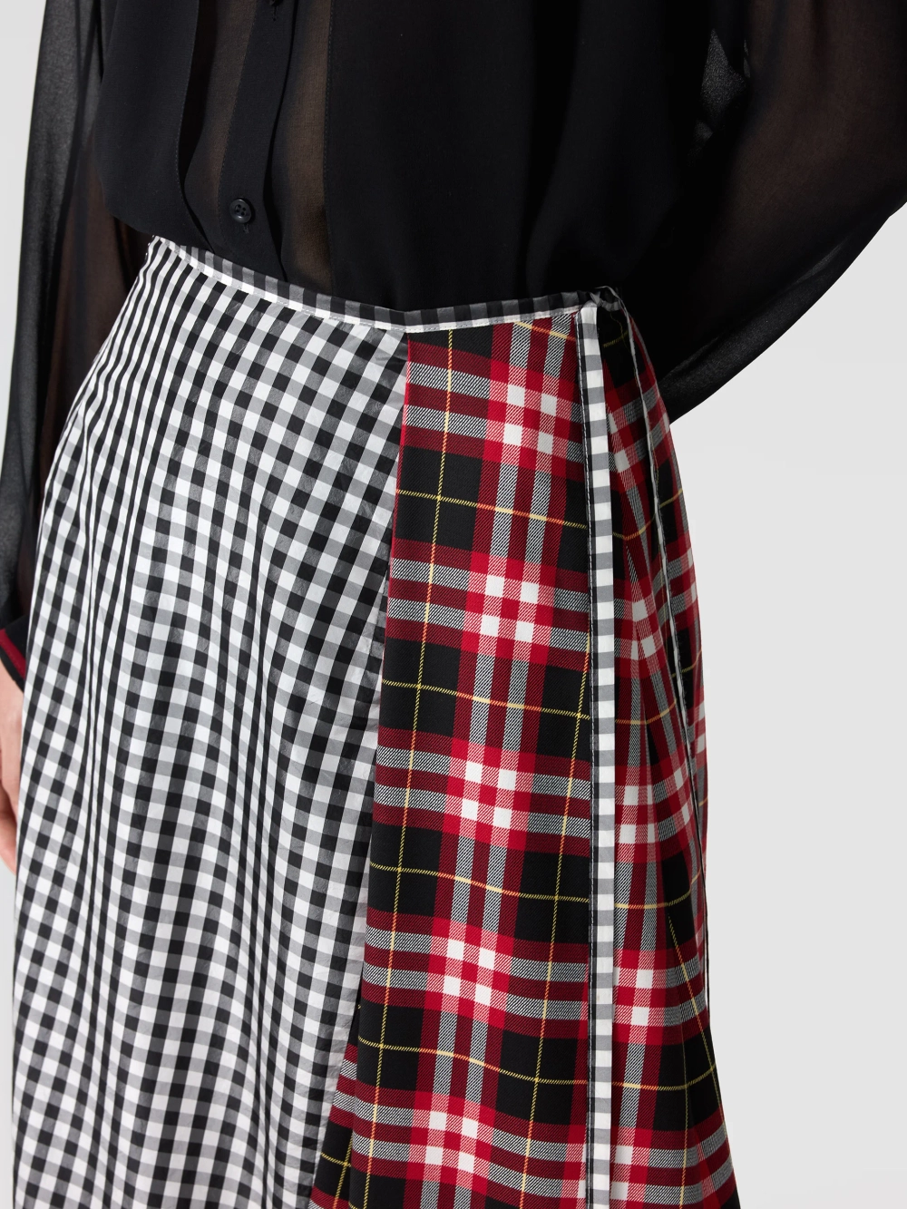 Юбка-трапеция с пушистым подолом OLA OLA