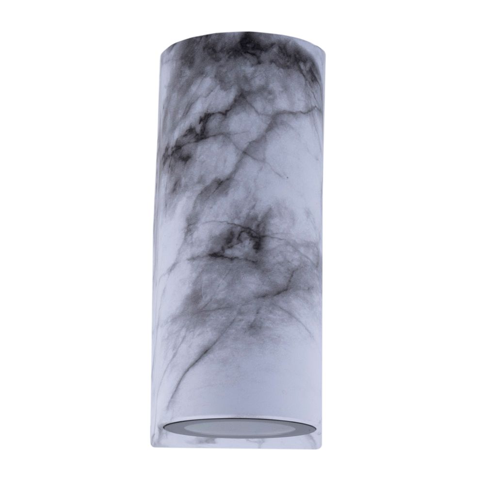 UUL-P52A 2х6W-GU10 IP65 MARBLE Светильник уличный. под две лампы GU10. Архитектурный накладной. Цвет корпуса мрамор. TM Uniel