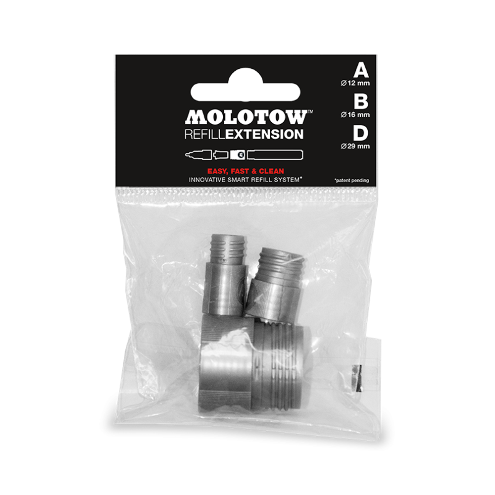 Набор проставочных колец Molotow Series A / B / D Cello-Pack