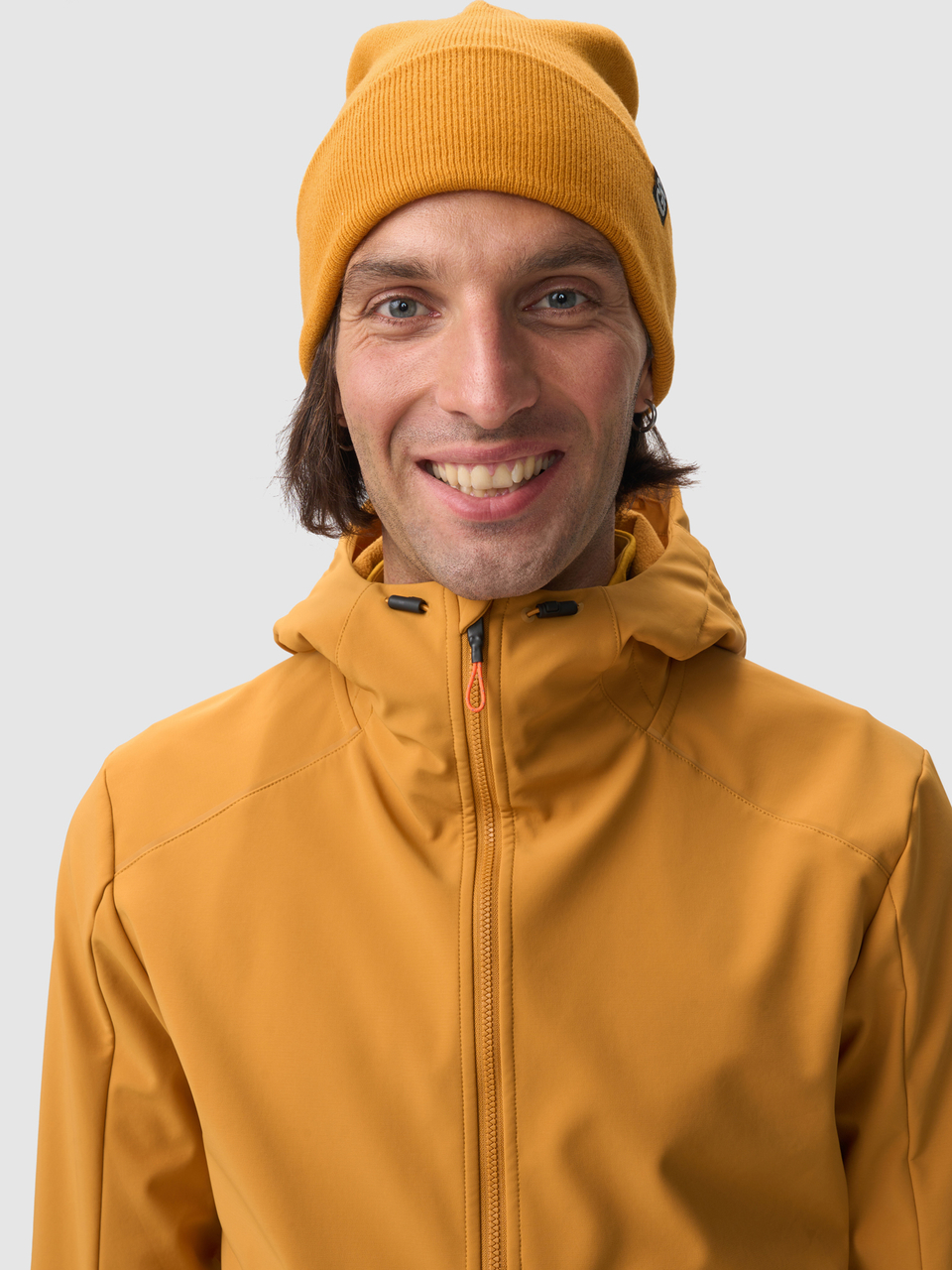 Шапка унисекс Норд горчичная