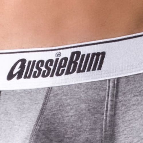 Мужские трусы боксеры Aussiebum Cotton Soft Hip Metro Grey