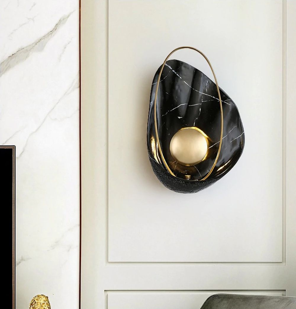 Настенный светильник Pearl black