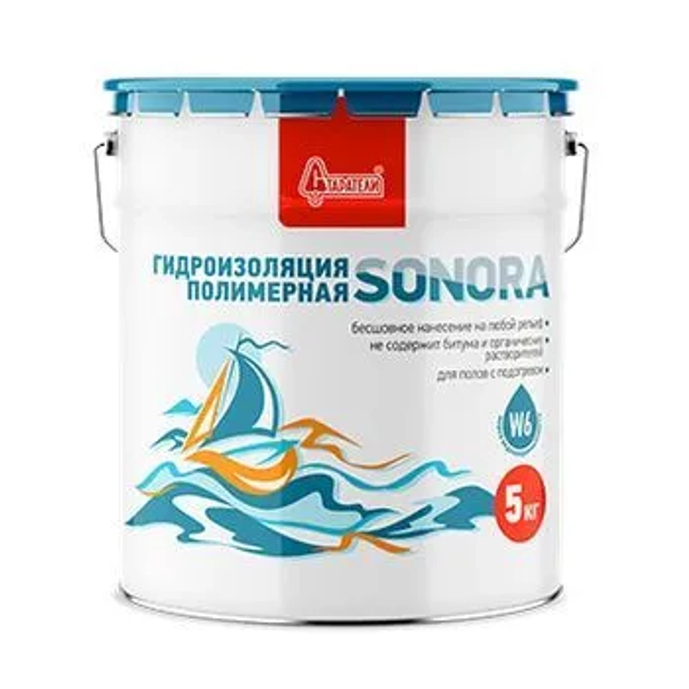 СТАРАТЕЛИ Гидроизоляция полимерная Sonora 5кг