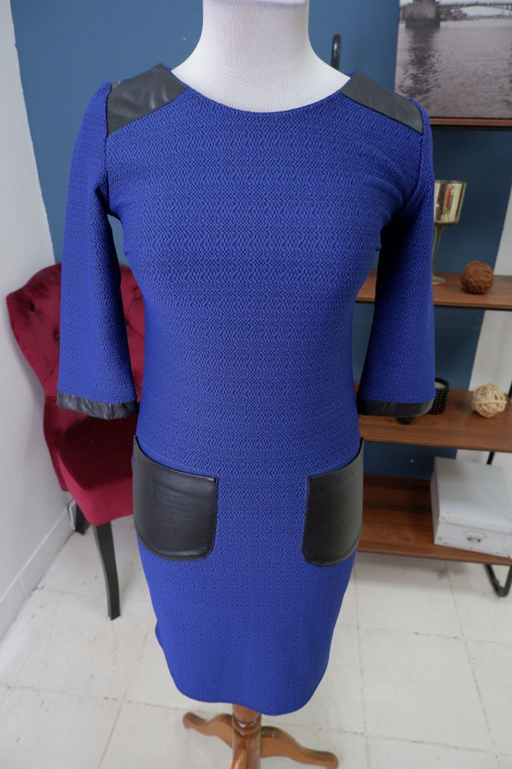 Платье со вставками 44 размер, новое