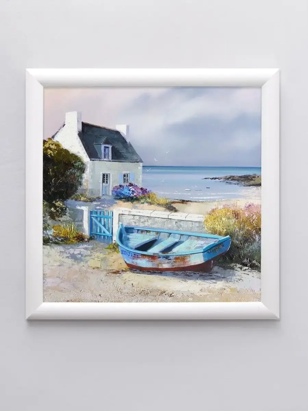 Картина на стену для интерьера на холсте 34*34 см