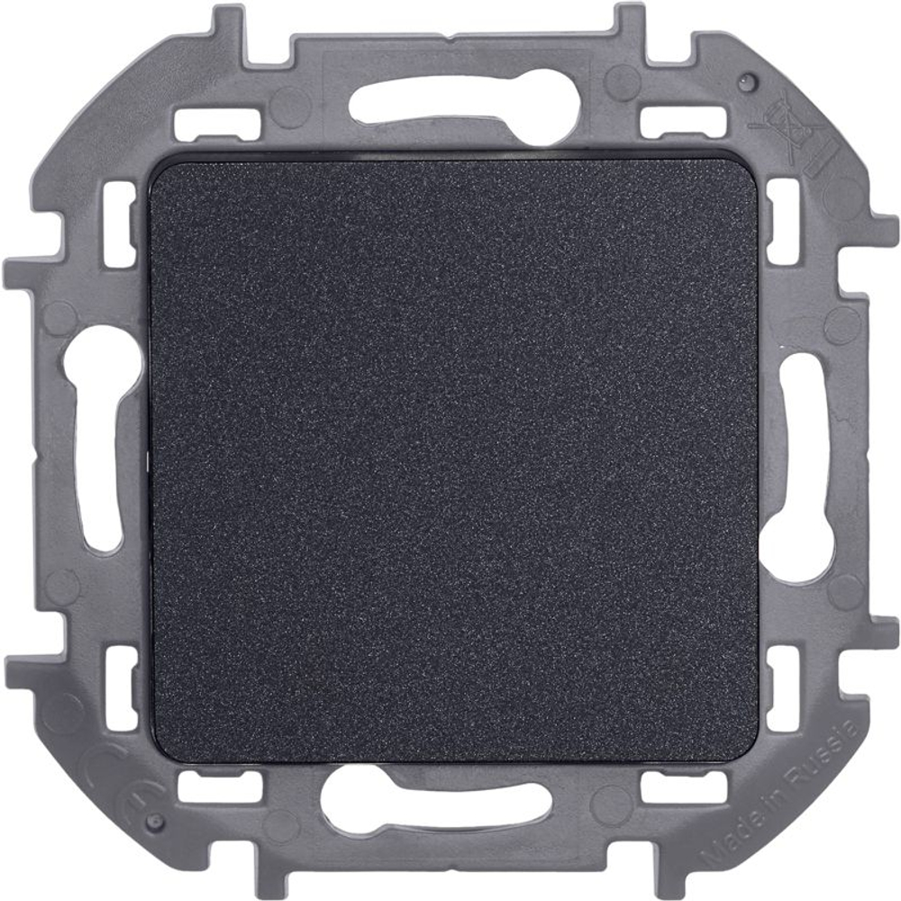 Выключатель 1-кл. Inspiria 10А IP20 250В 10AX механизм антрацит IEK 673603