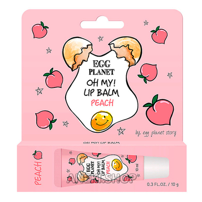 Бальзам для губ с персиком 10 г Daeng Gi Meo Ri Egg Planet