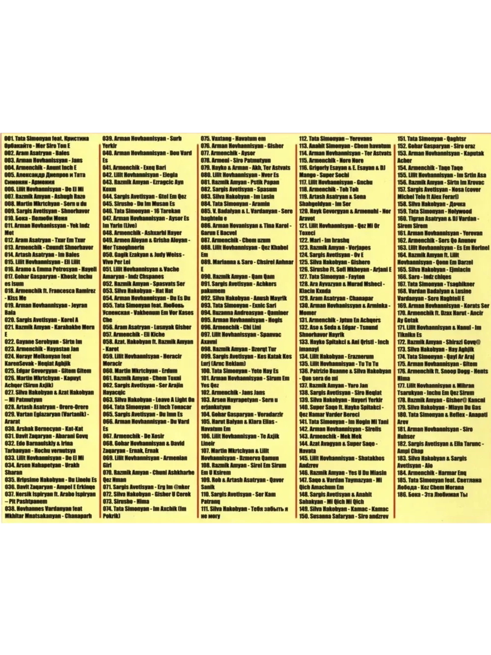 Золотые хиты Армении (MP3 Флешка)