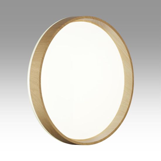 7684/DL BASICA SN 166 Светильник пластик/кор. под дер. LED 48Вт 4000K D390 IP43 GARI WOOD