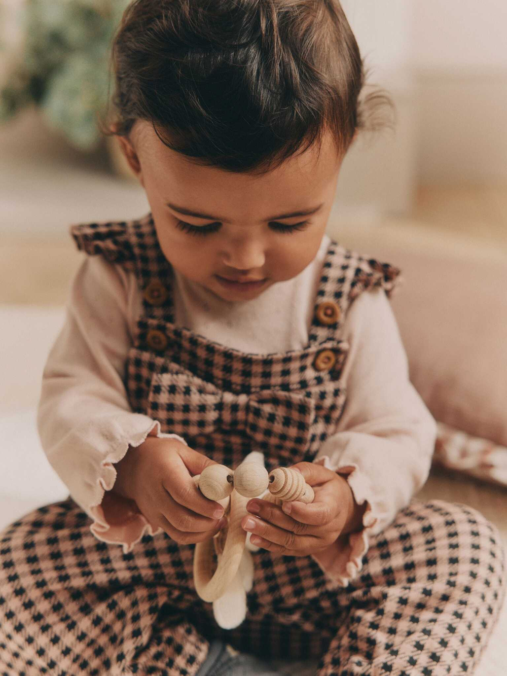 Комбинезон и боди в комплекте для малышей Next Q94-868, Бежевый, Розовый