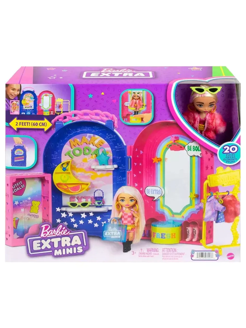 Набор кукла Барби Экстра Мини Extra Mini Бутик HHN15