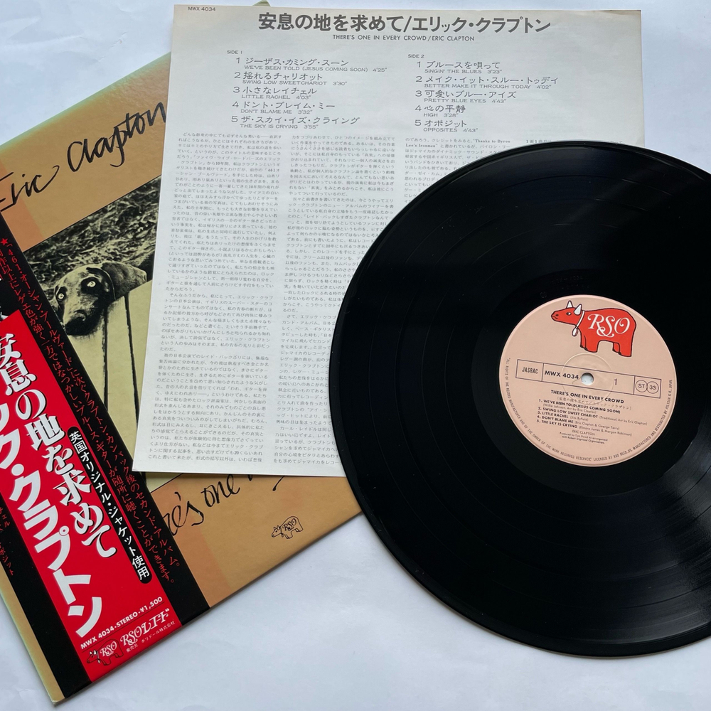 Винтажная виниловая пластинка LP Eric Clapton There's One In Every Crowd (Япония 1980) (Оби)