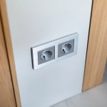 Рамка на 2 поста Aluminium (алюминий) W0021706