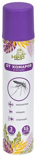 АЭРОЗОЛЬ ОТ КОМАРОВ И МОШЕК HELP 200МЛ 80223