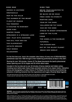 Iron Maiden / Visions Of The Beast (2DVD)
