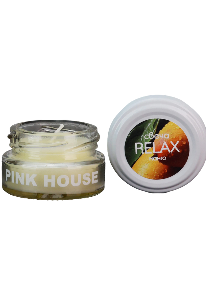 Свеча релакс манго Pink House, 25мл