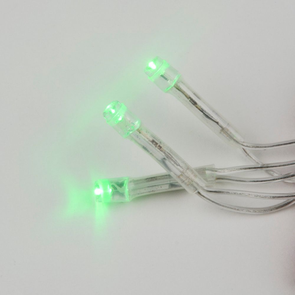 ULD-S0500-050-DTA GREEN IP20 Гирлянда светодиодная с контроллером. 5м. 50 светодиодов. Зеленый свет. Провод прозрачный. ТМ Uniel