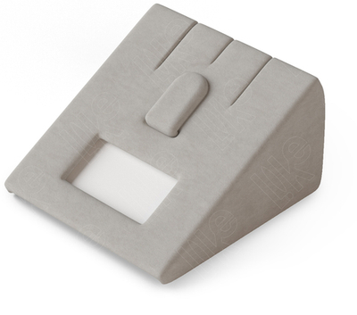 Вкладыш 03/стойка/для гарнитура/2 прорези/язычок/окошко для бирки/прорезь для нитки