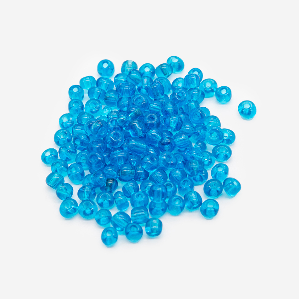 Бисер крафтовый, 4мм, прозрачный, оттенок №212 "Sky Dream"