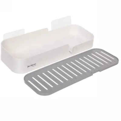 Полка для ванны с липким слоем 30х12х5см