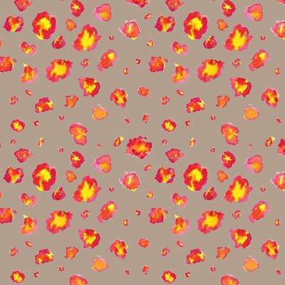 Леопард. Абстрактный акварельный принт на бежевом фоне