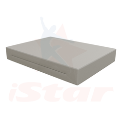 Мат "Зона приземления" - чехол белый хлопок - наполнение поролон - 2x1.5x0.3м