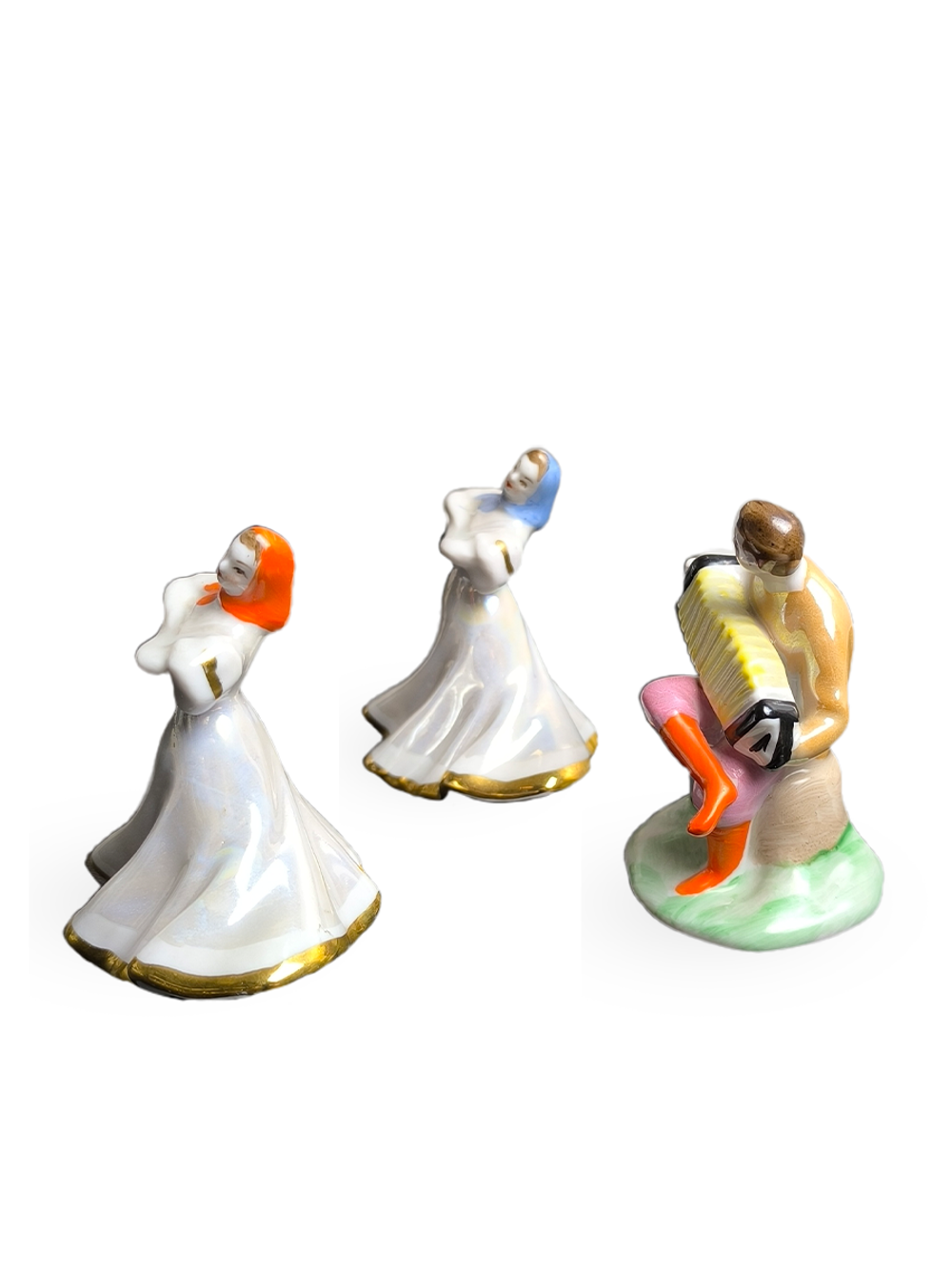 &&& Фарфоровые статуэтки "Русский перепляс" (Дулёво)