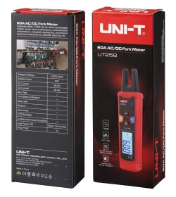 Мультиметр UT256 UNI-T клещи постоянного и переменного тока 0,1 - 60А компактные для электро щитов