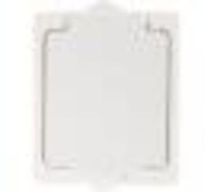 Розетка одноместная с крышкой "UNIVersal" серия "Аллегро", IP-54, с/з, з/ш, о/у, 16А, 220В, белая (е