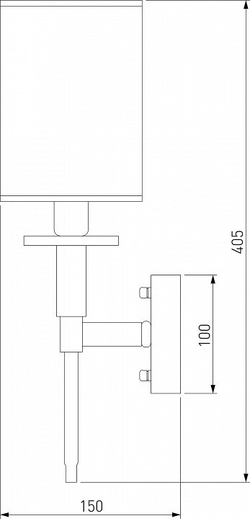 Бра Eurosvet 60132/1 латунь