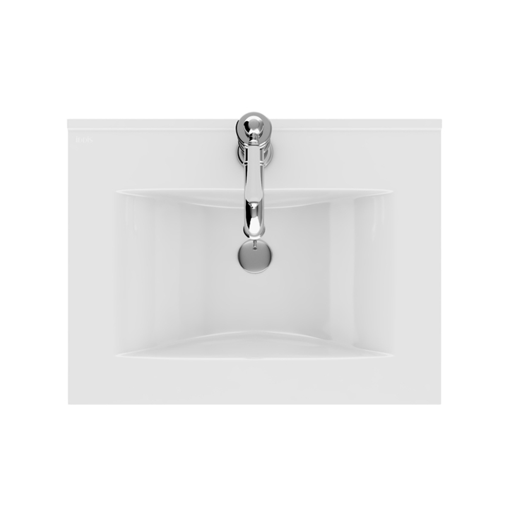 Тумба с умывальником IDDIS Oxford, напольная, 60 см, белая, OXF60W0i95K