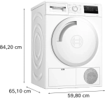 Сушильная машина Bosch WTH83252PL