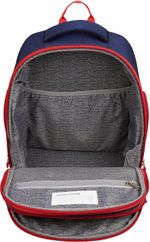 Рюкзак BRAUBERG CLASSIC, легкий каркас, премиум материал, Lion, синий, 37х32х21 см, 228829