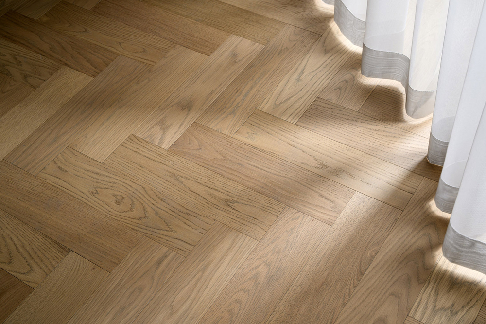 Кварцевый паркет Quartz Parquet Штучный паркет Дуб Бисквитный 44-1258-07 5/0,6 мм