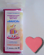 Мастика "Фанси" (100 гр) для обтяжки и лепки. Фуксия