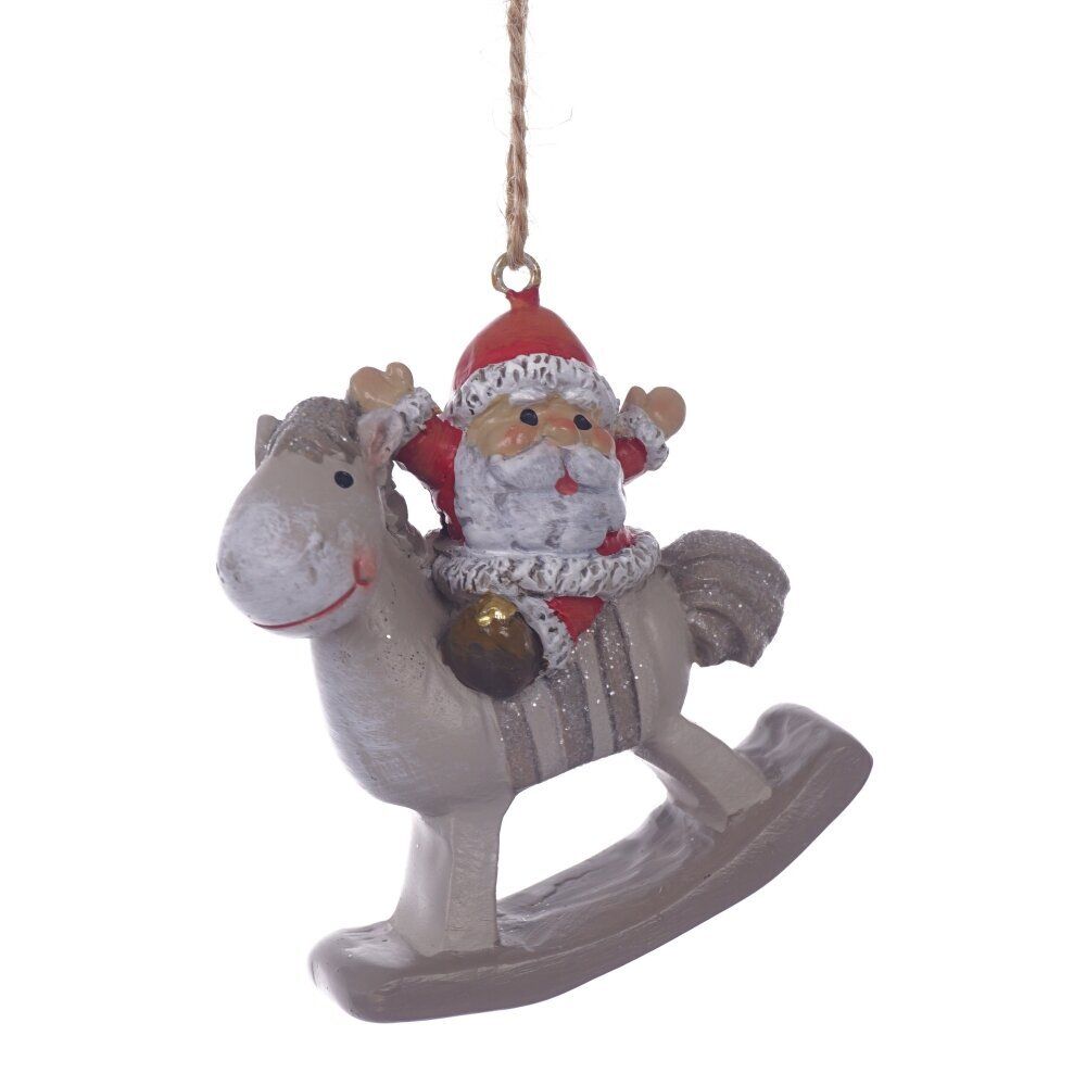 GAEM Фигурка декоративная подвесная "Ангел/Дед Мороз", L5,5 W2,5 H6 см, 4в.