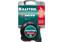 KRAFTOOL  X-Drive 3м х 19мм, Рулетка (34122-03-19)