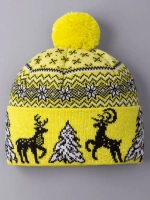 Шапка зимняя вязаная детская