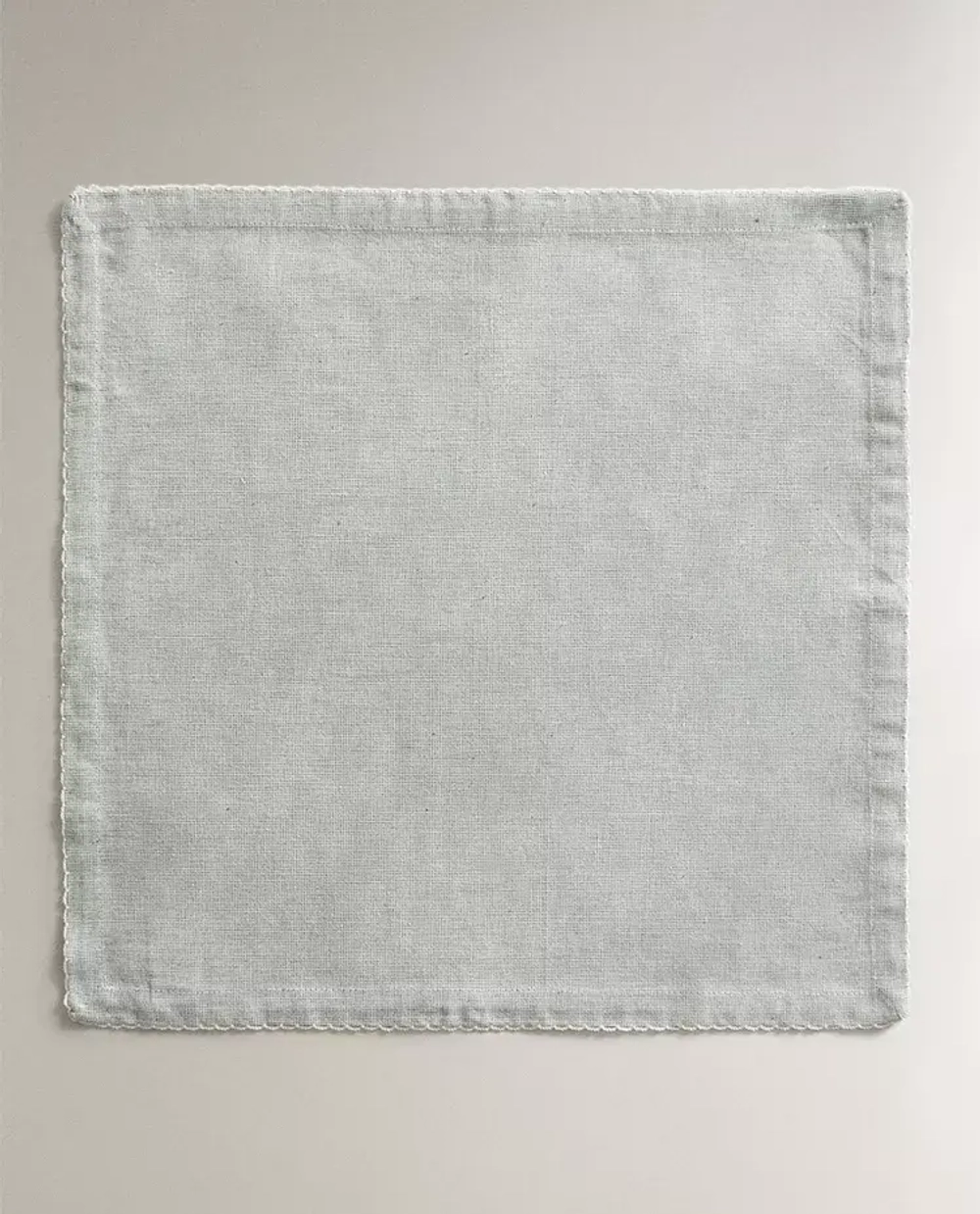 ZARA HOME САЛФЕТКИ С ФЕСТОНАМИ (НАБОР ИЗ 2 ШТ.),СЕРЫЙ
