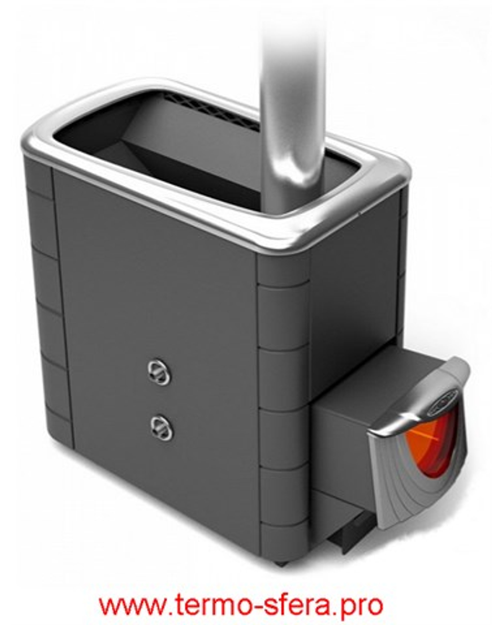 Печь для бани Тунгуска XXL 2013 Inox ДН ТО антрацит