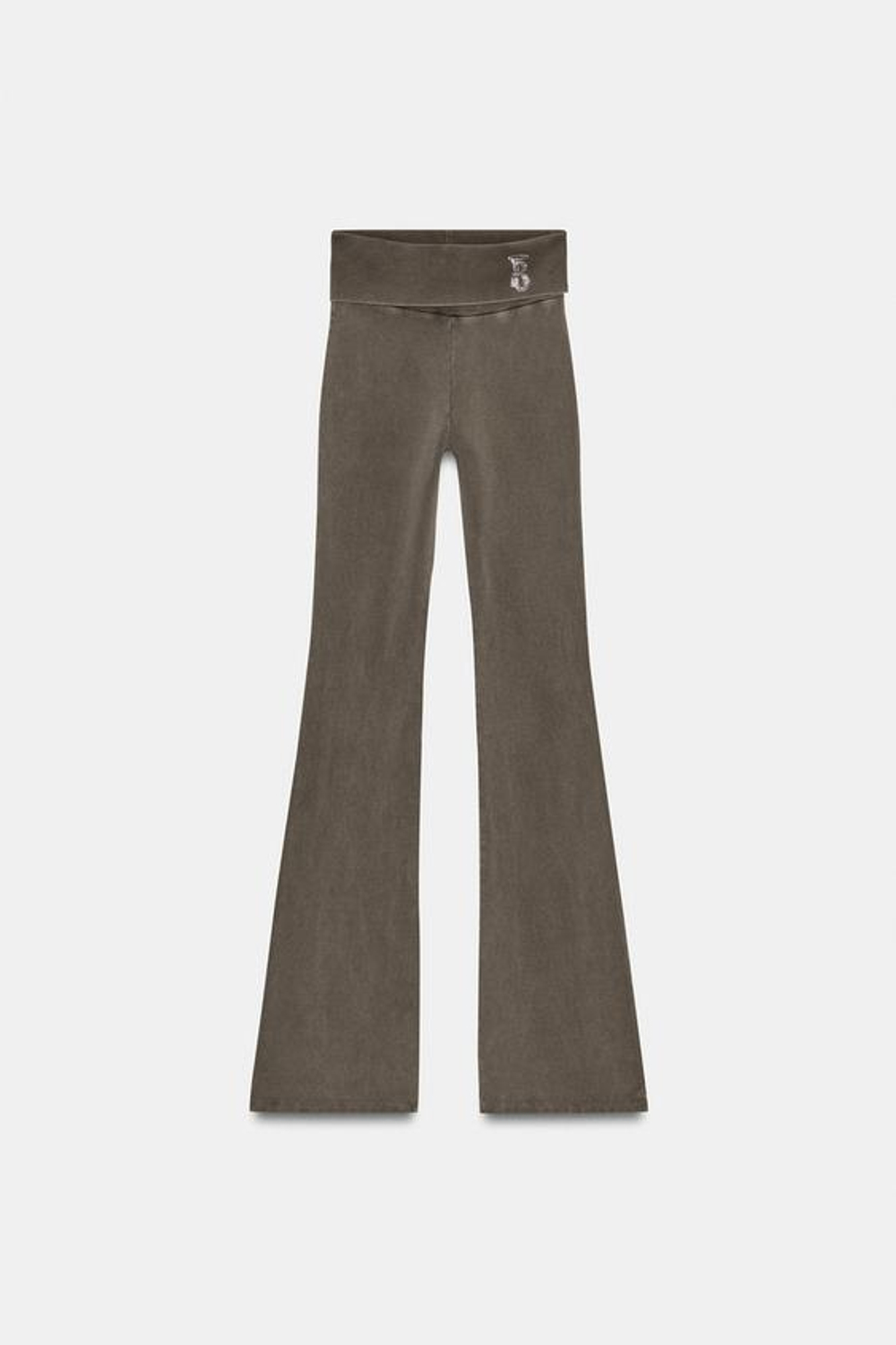 ZARA БРЮКИ FLARE BRATZ®, ТЕМНО-КОРИЧНЕВЫЙ