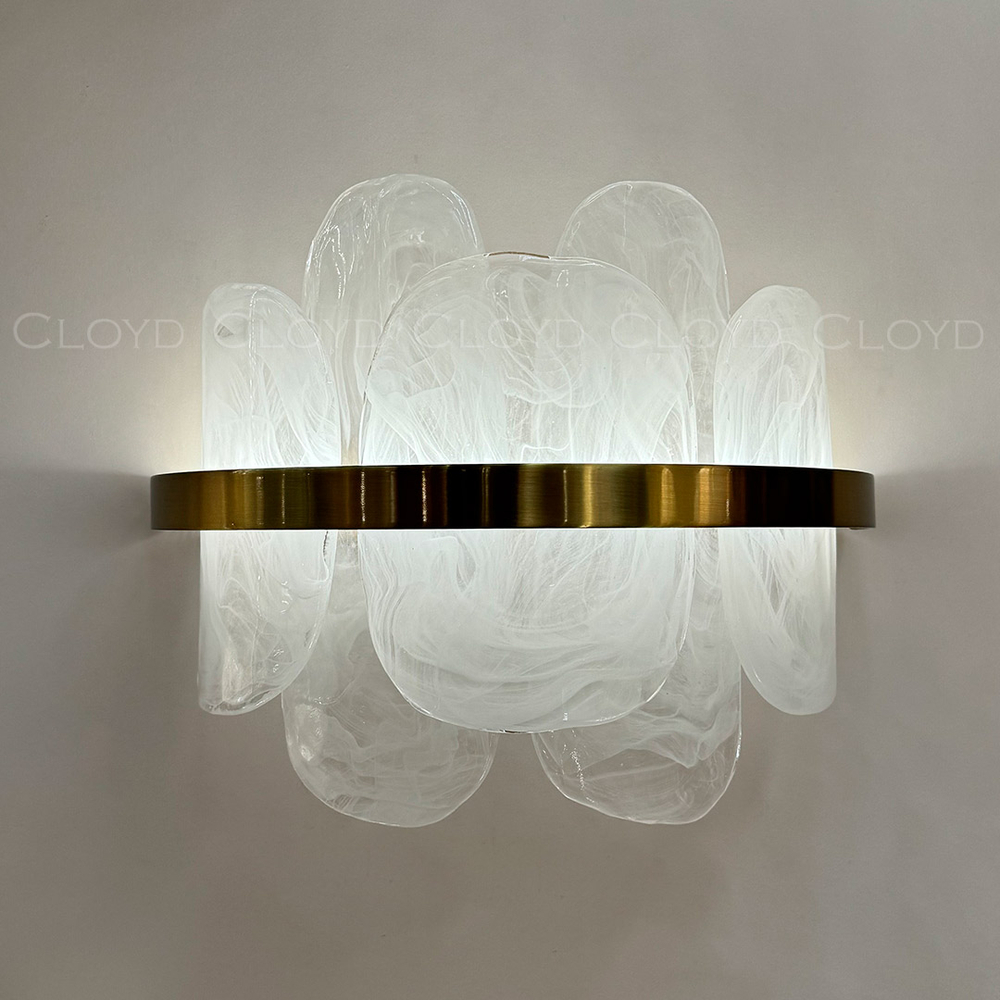 Бра Cloyd COLD W1 / выс. 28 см - латунь (арт.20419)