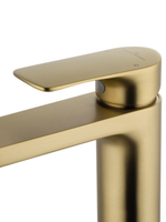 Смеситель для раковины WONZON & WOGHAND Line, Брашированное золото (WW-A40732-BG)