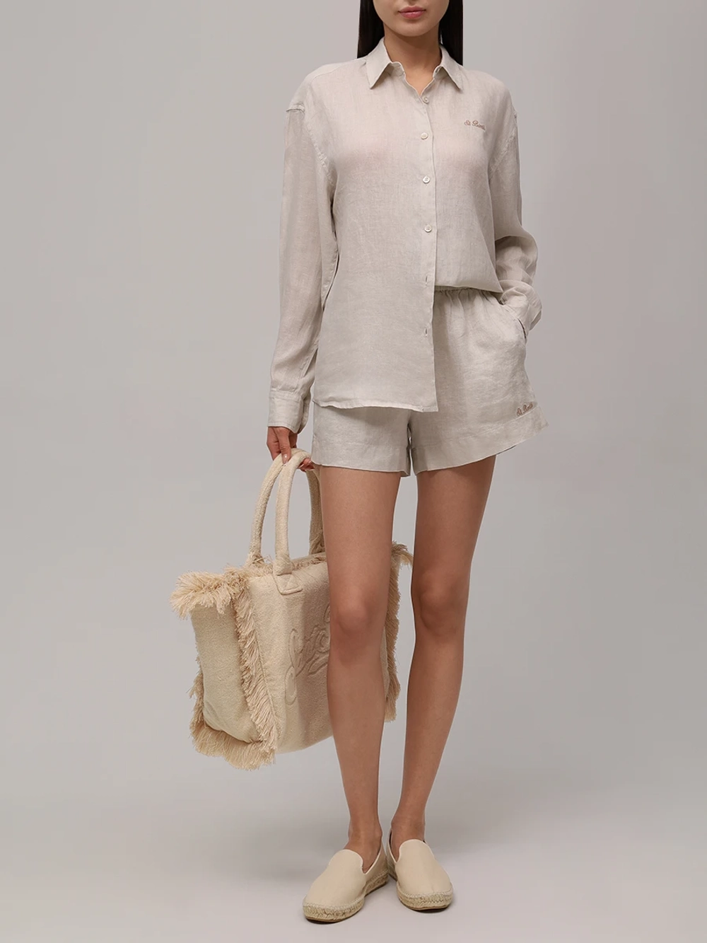 Костюм жен. Saint Barth Meredith Meave лён кремовый